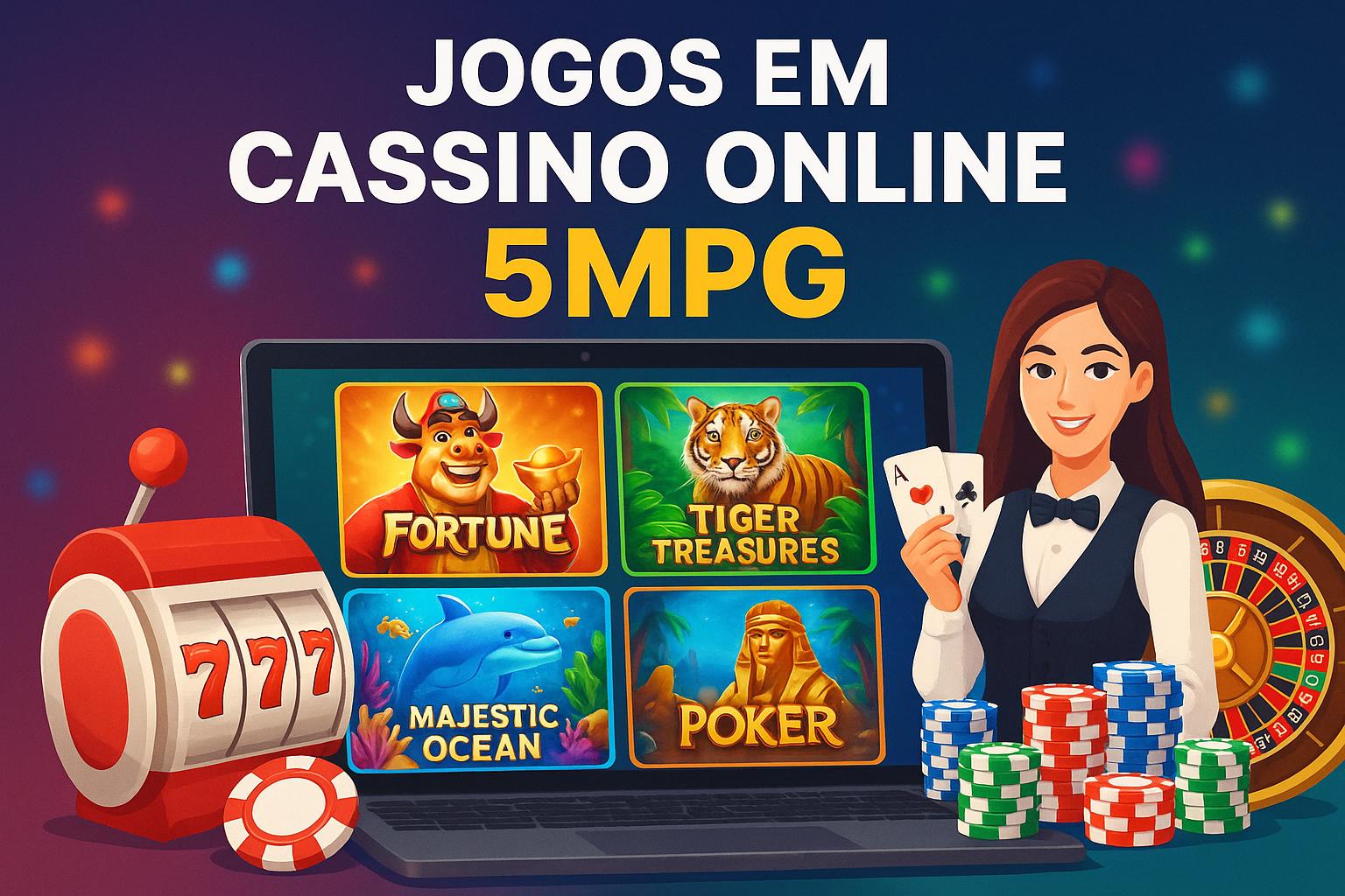 Jogos de cassino online inovadores e emocionantes na 5MPG