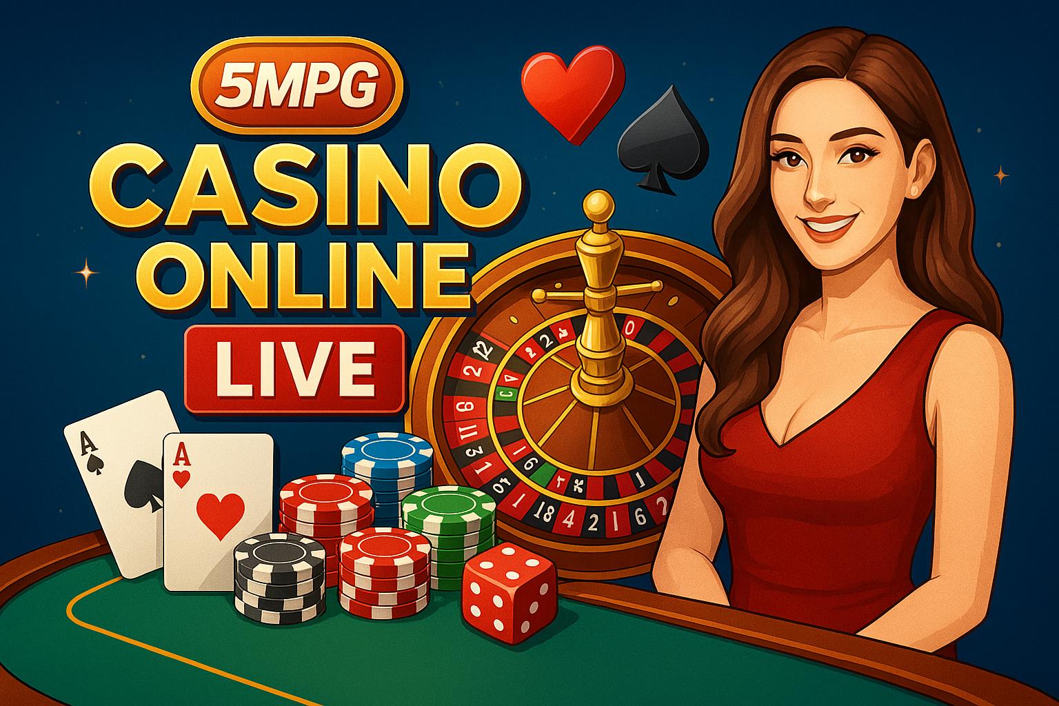 O 5MPG Live Casino lança promoções regularmente