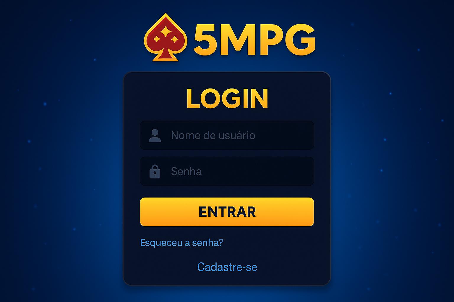 Login no Cassino 5MPG